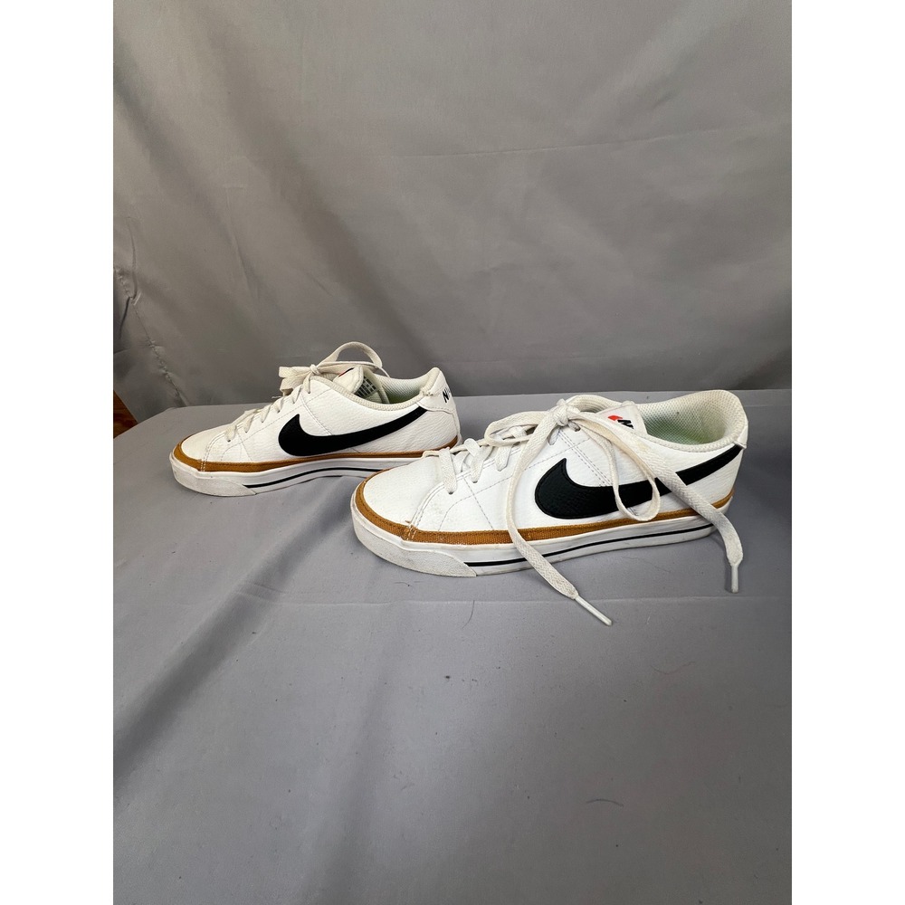 Nike Court Legacy Next Nature‎ Sneakers Black White Tan - Picture 3 of 7